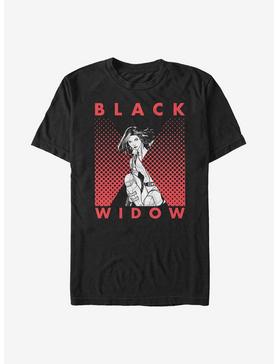 Marvel Black Widow Halftone Black Widow T-Shirt, , hi-res