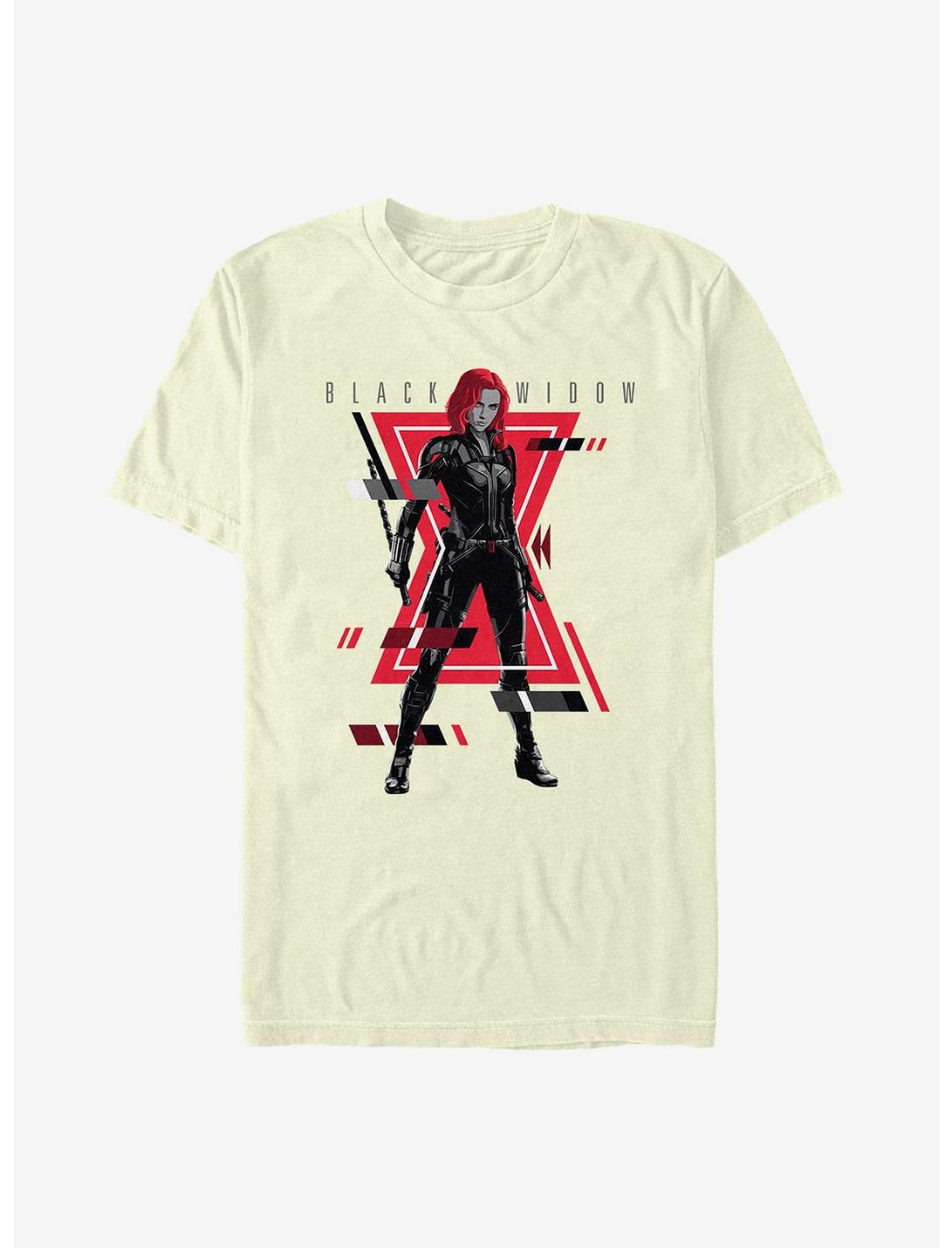 Marvel Black Widow Widow Glitch T-Shirt, NATURAL, hi-res