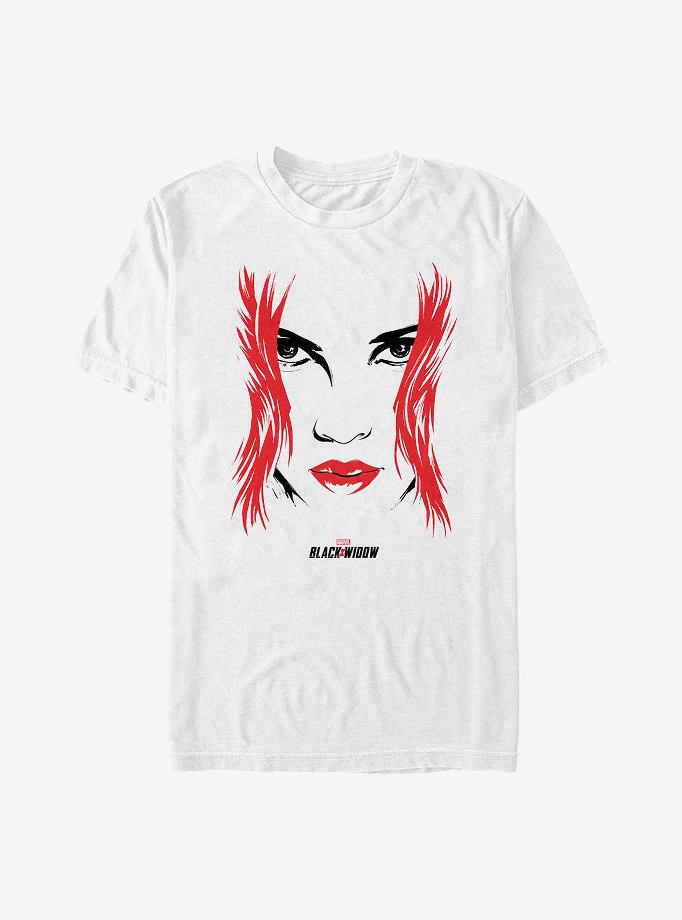 Marvel Black Widow Widow Face T-Shirt, WHITE, hi-res