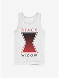 Marvel Black Widow Haftone Symbol Tank, WHITE, hi-res