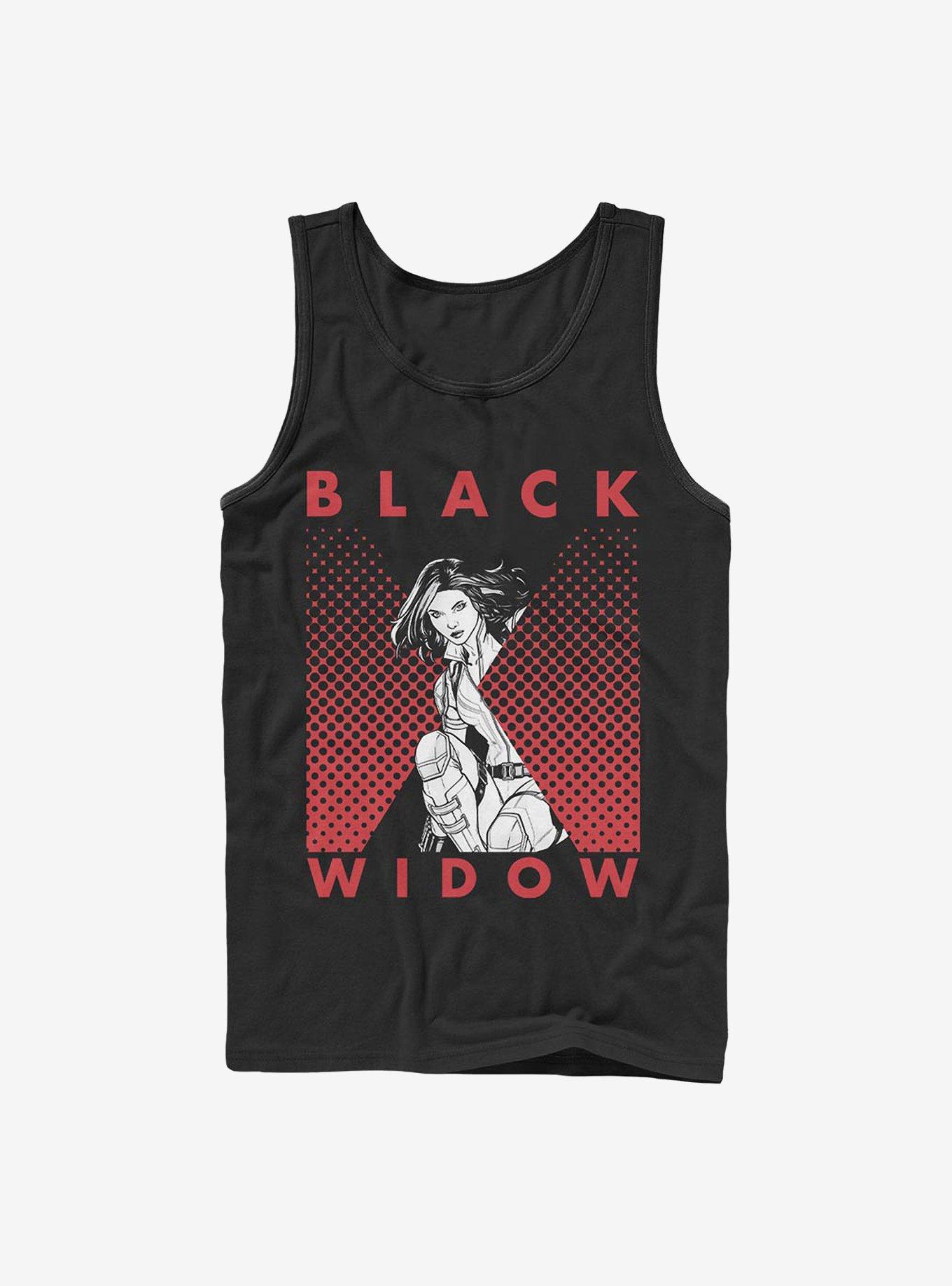 Marvel Black Widow Halftone Black Widow Tank