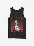 Marvel Black Widow Halftone Black Widow Tank, BLACK, hi-res