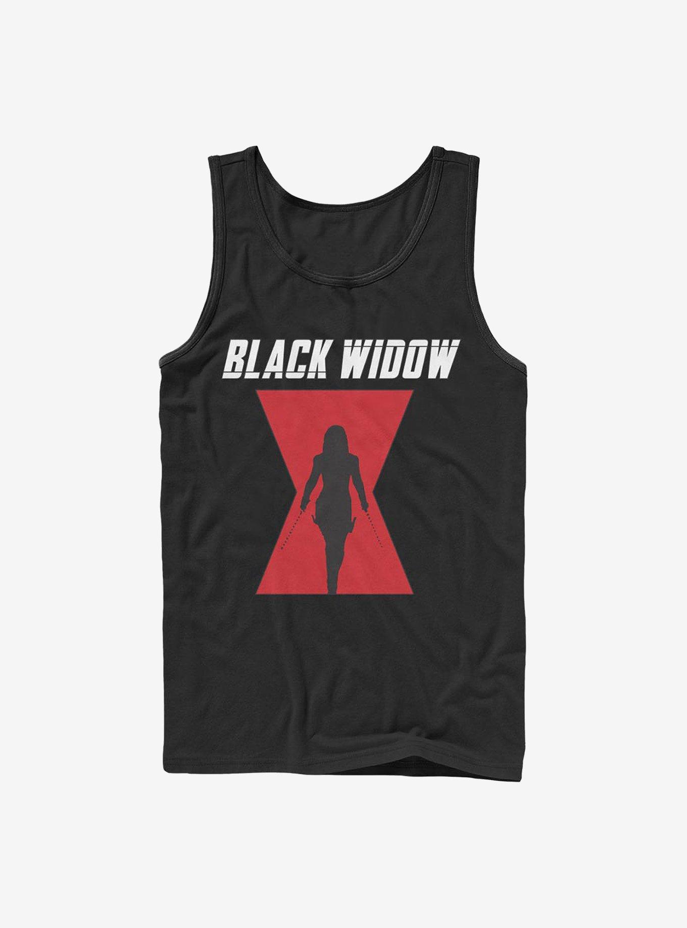 Marvel Black Widow Logo Tank, BLACK, hi-res