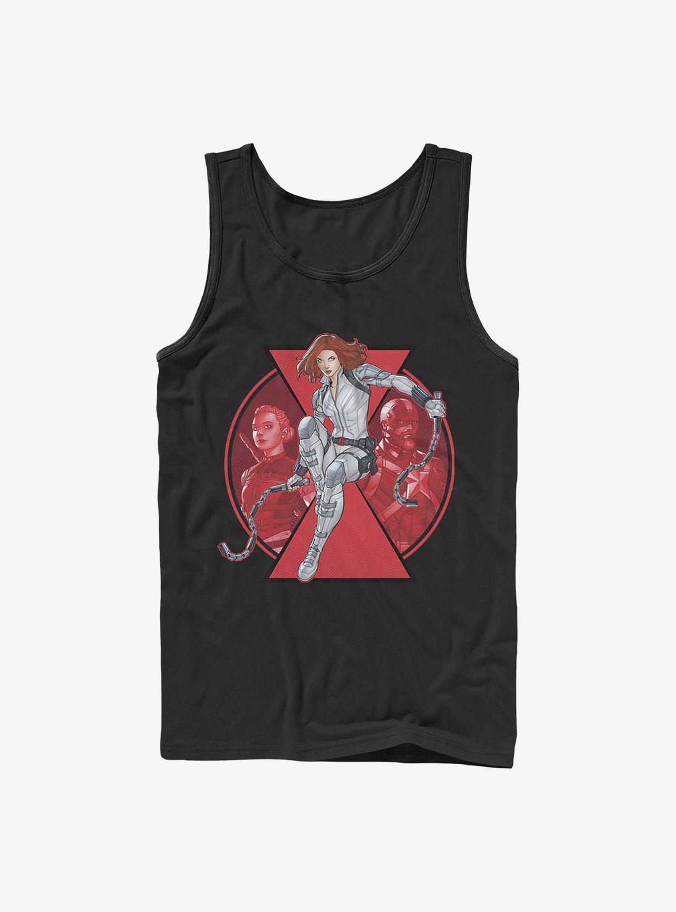 Marvel Black Widow Widow Team Tank, BLACK, hi-res