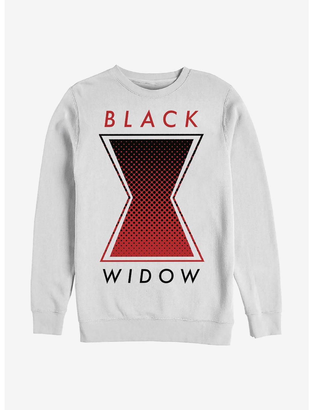 Marvel Black Widow Tonal Symbol Sweatshirt, WHITE, hi-res
