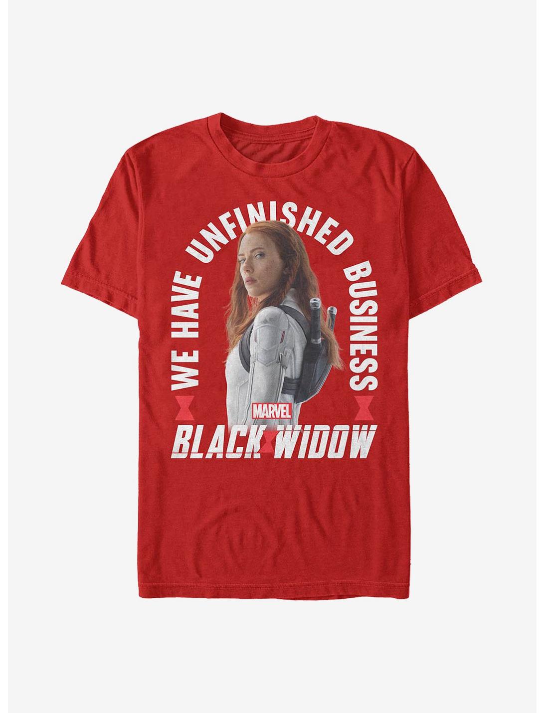 Marvel Black Widow Unfinished Business T-Shirt, RED, hi-res