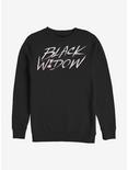 Marvel Black Widow Paint Script Sweatshirt, BLACK, hi-res