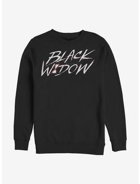 Marvel Black Widow Paint Script Sweatshirt, , hi-res