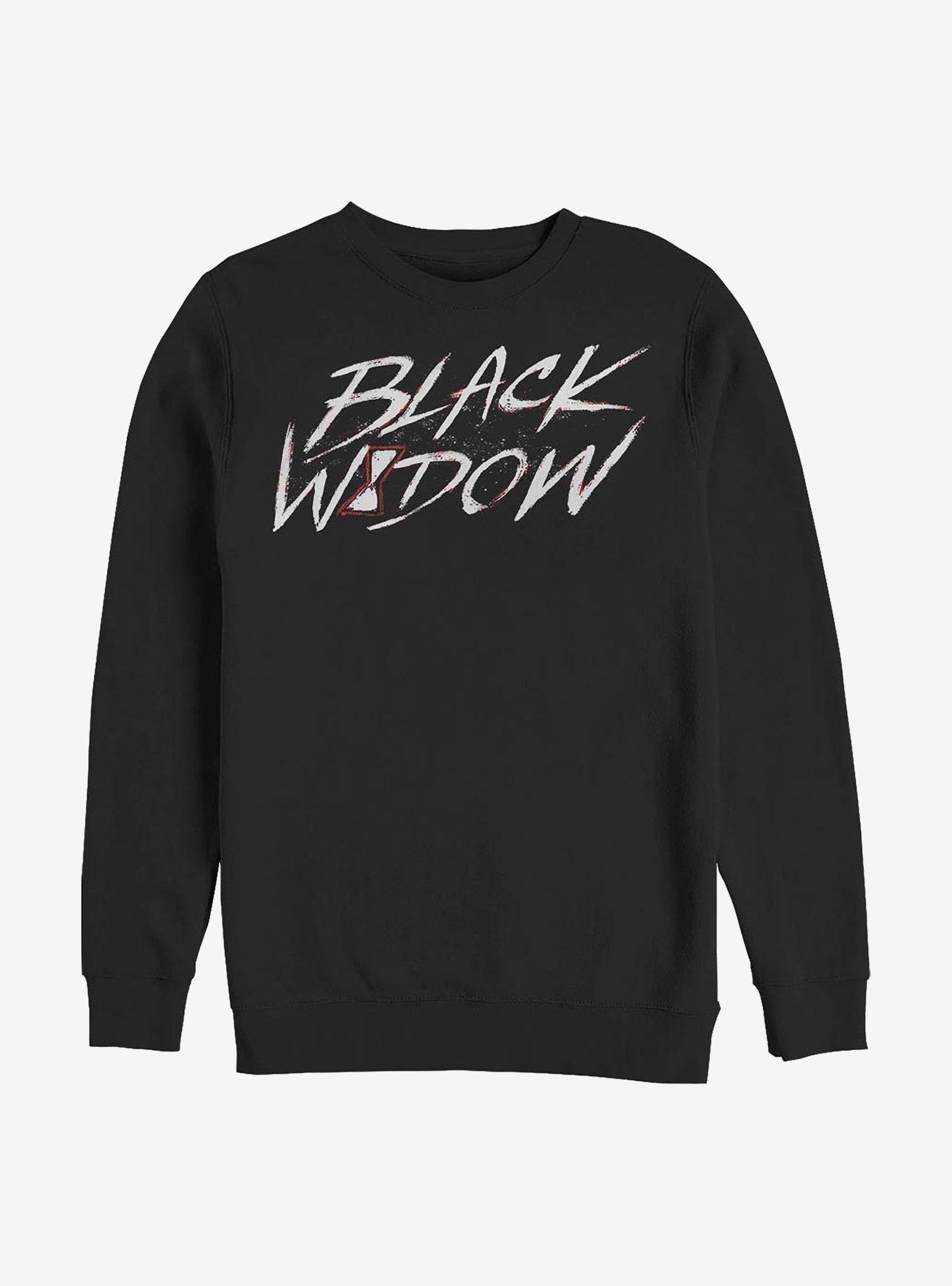 Marvel Black Widow Paint Script Sweatshirt, , hi-res