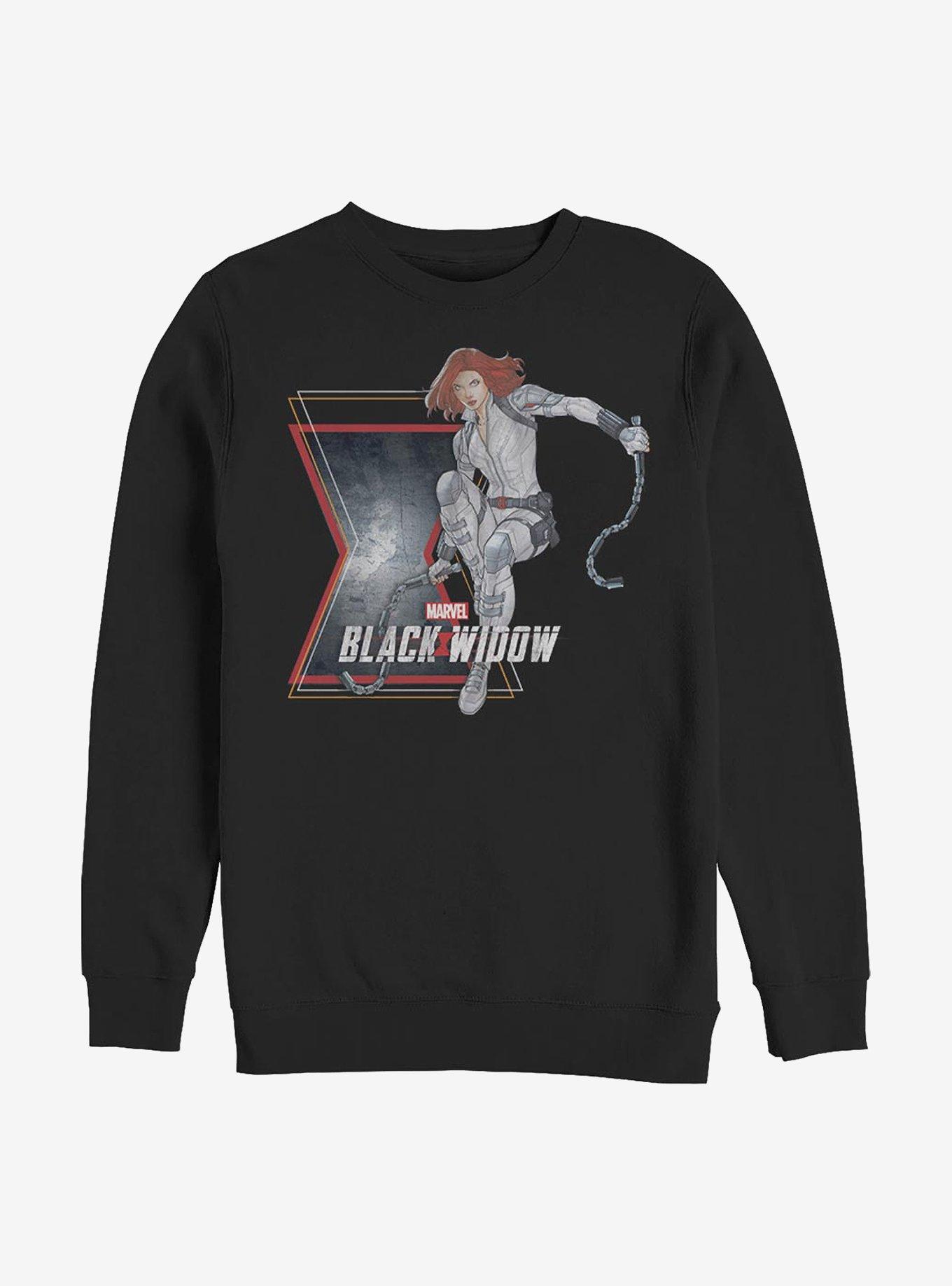 Marvel Black Widow Comic Icon Sweatshirt, BLACK, hi-res