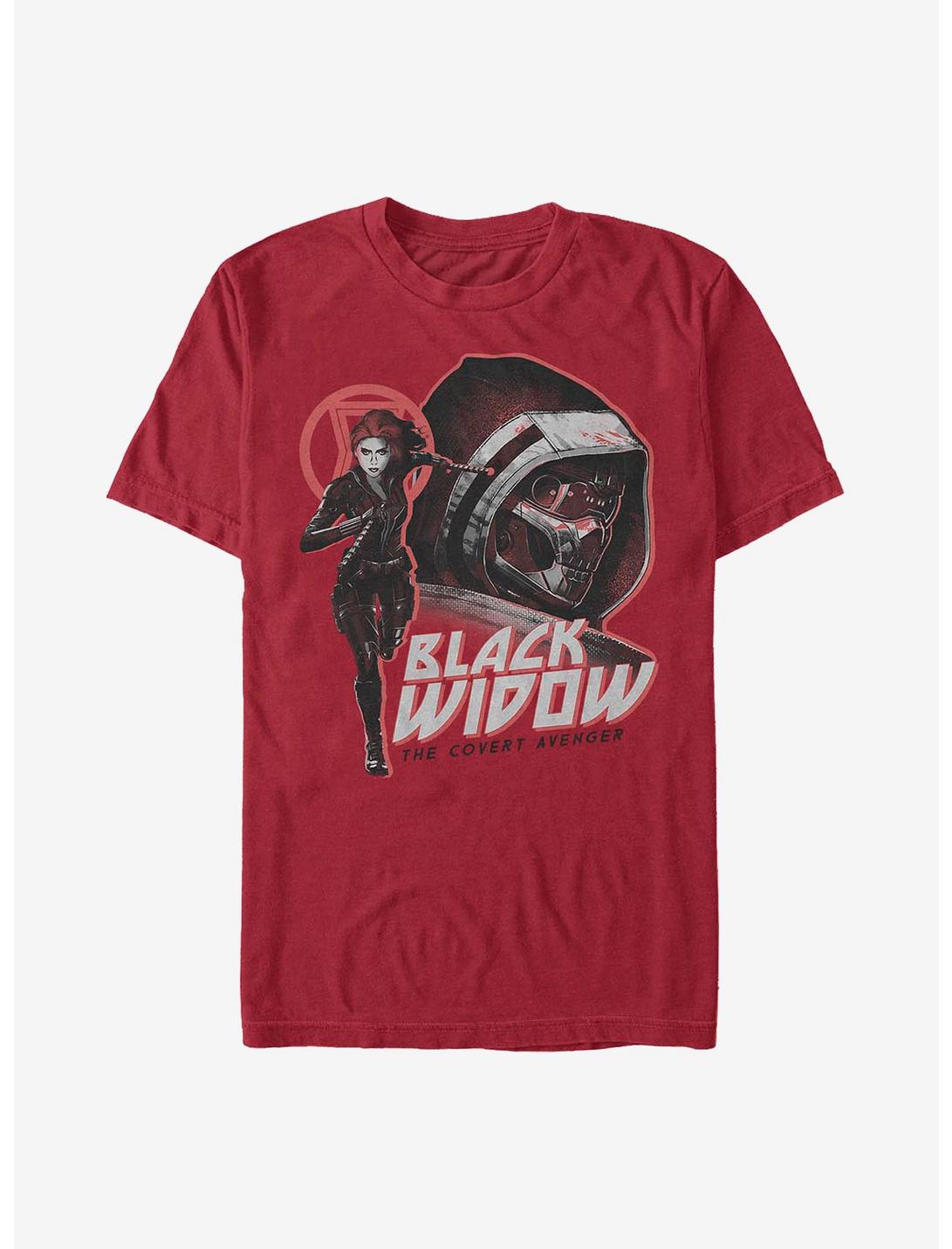 Marvel Black Widow Covert Avenger T-Shirt, CARDINAL, hi-res