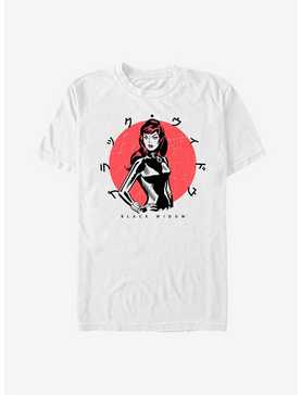 Marvel Black Widow Japanese Text T-Shirt, , hi-res