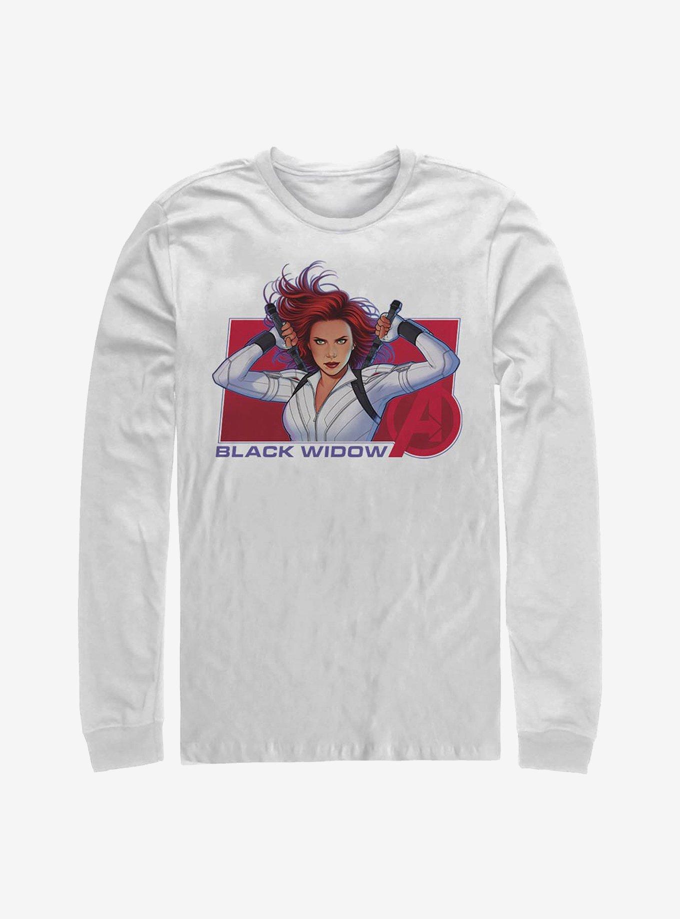 Marvel Black Widow Ready For Action Long-Sleeve T-Shirt, , hi-res