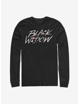 Marvel Black Widow Paint Script Long-Sleeve T-Shirt, , hi-res