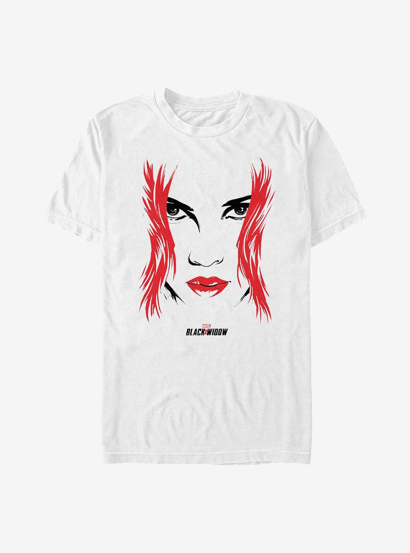 Marvel Black Widow Face T-Shirt, , hi-res