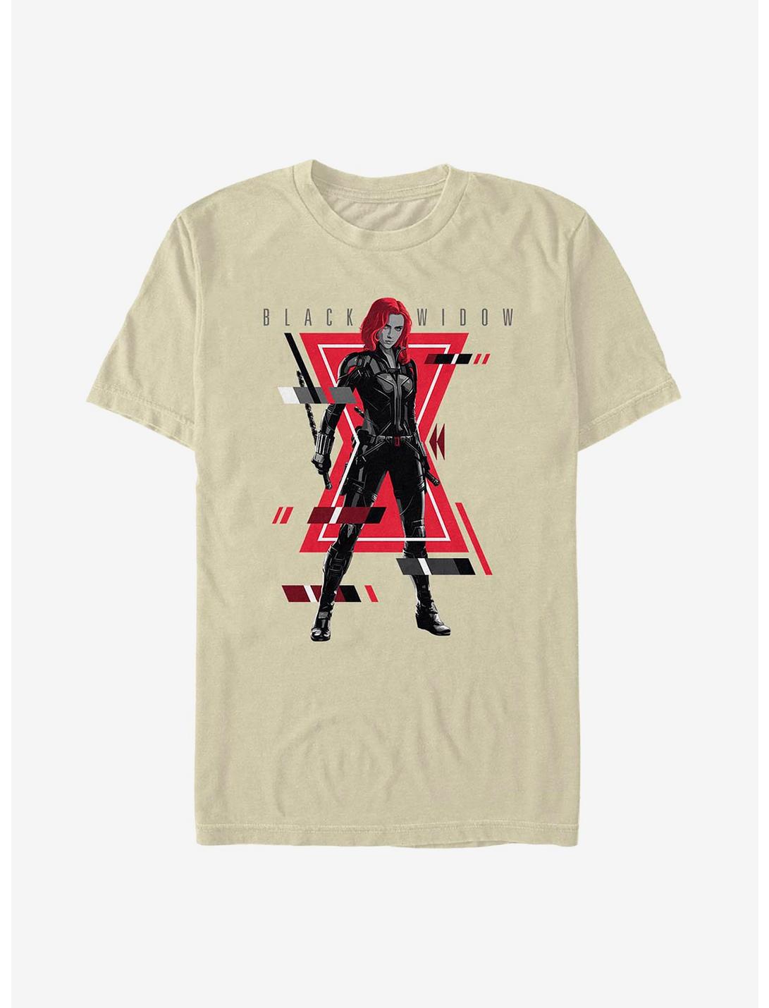Marvel Black Widow Glitch T-Shirt, SAND, hi-res
