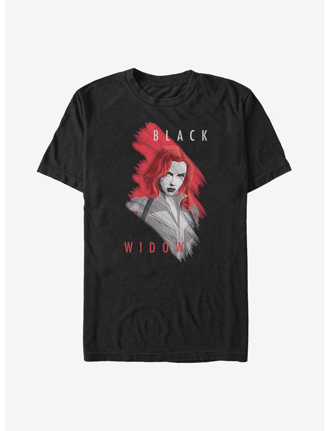 Marvel Black Widow Paint T-Shirt, BLACK, hi-res