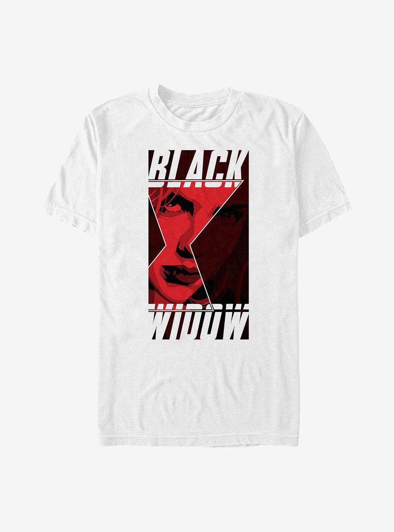 Marvel Black Widow Contrast T-Shirt, WHITE, hi-res