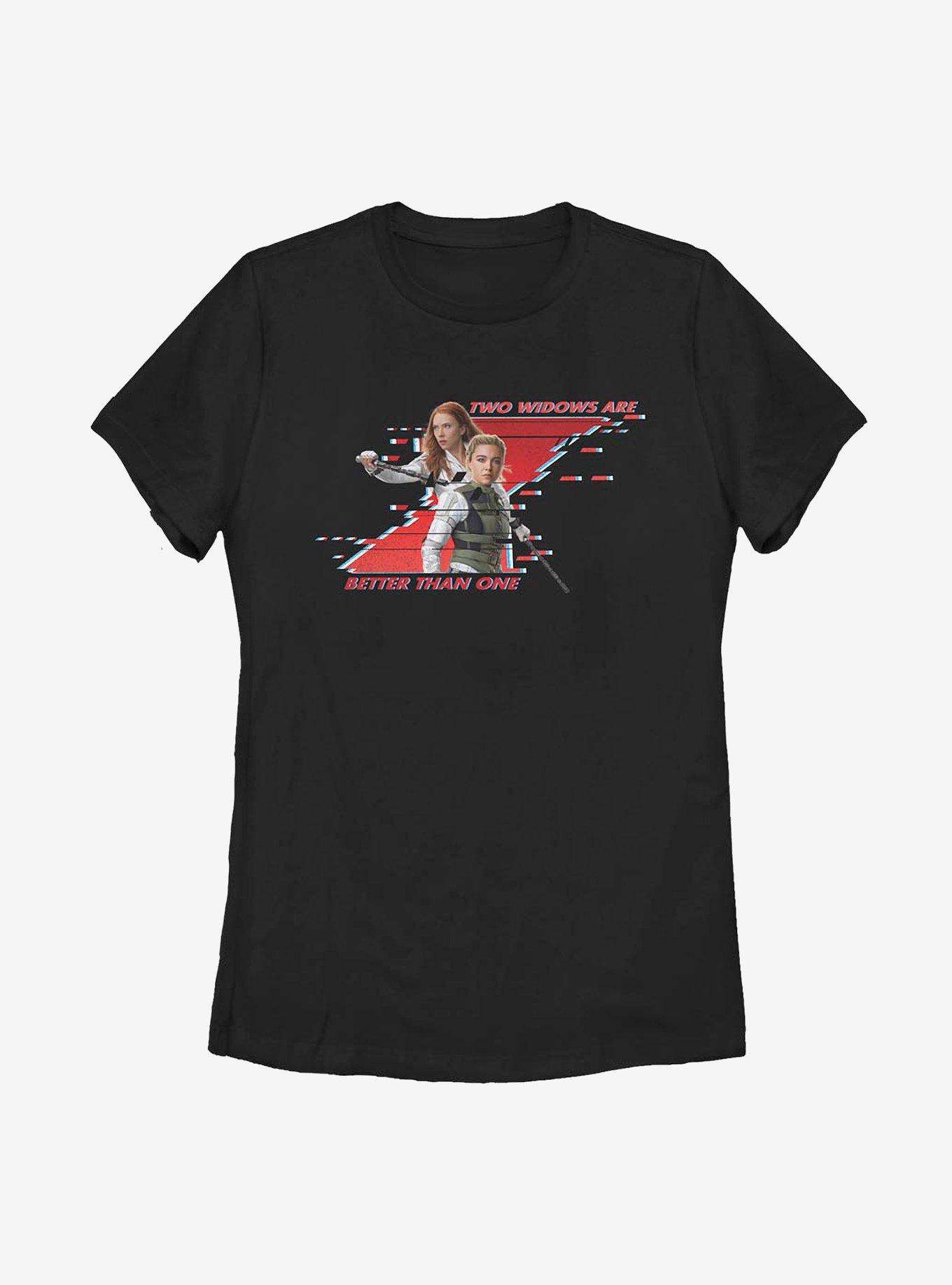 Marvel Black Widow Better Than One Womens T-Shirt, BLACK, hi-res
