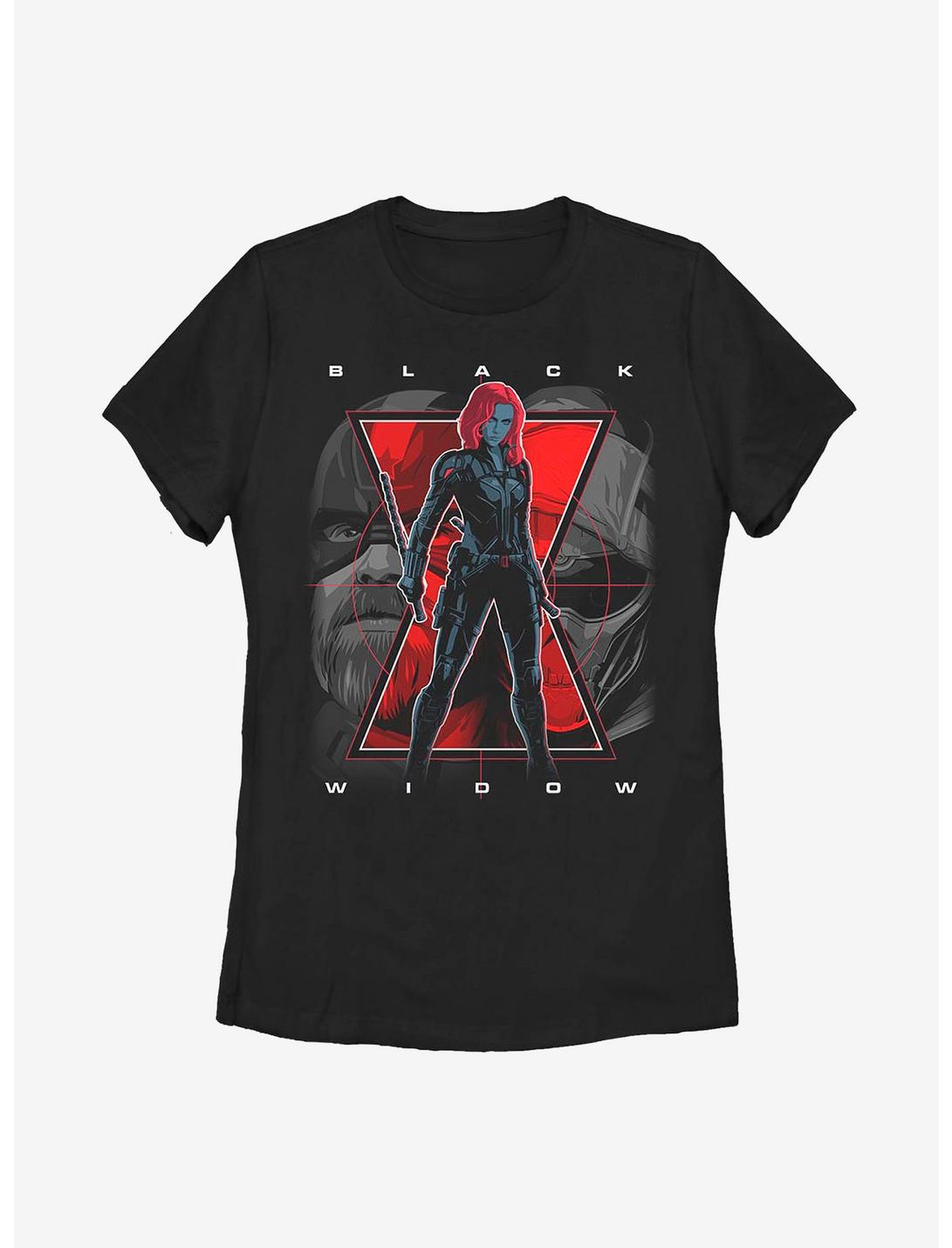 Marvel Black Widow Big Three Womens T-Shirt, WHITE, hi-res