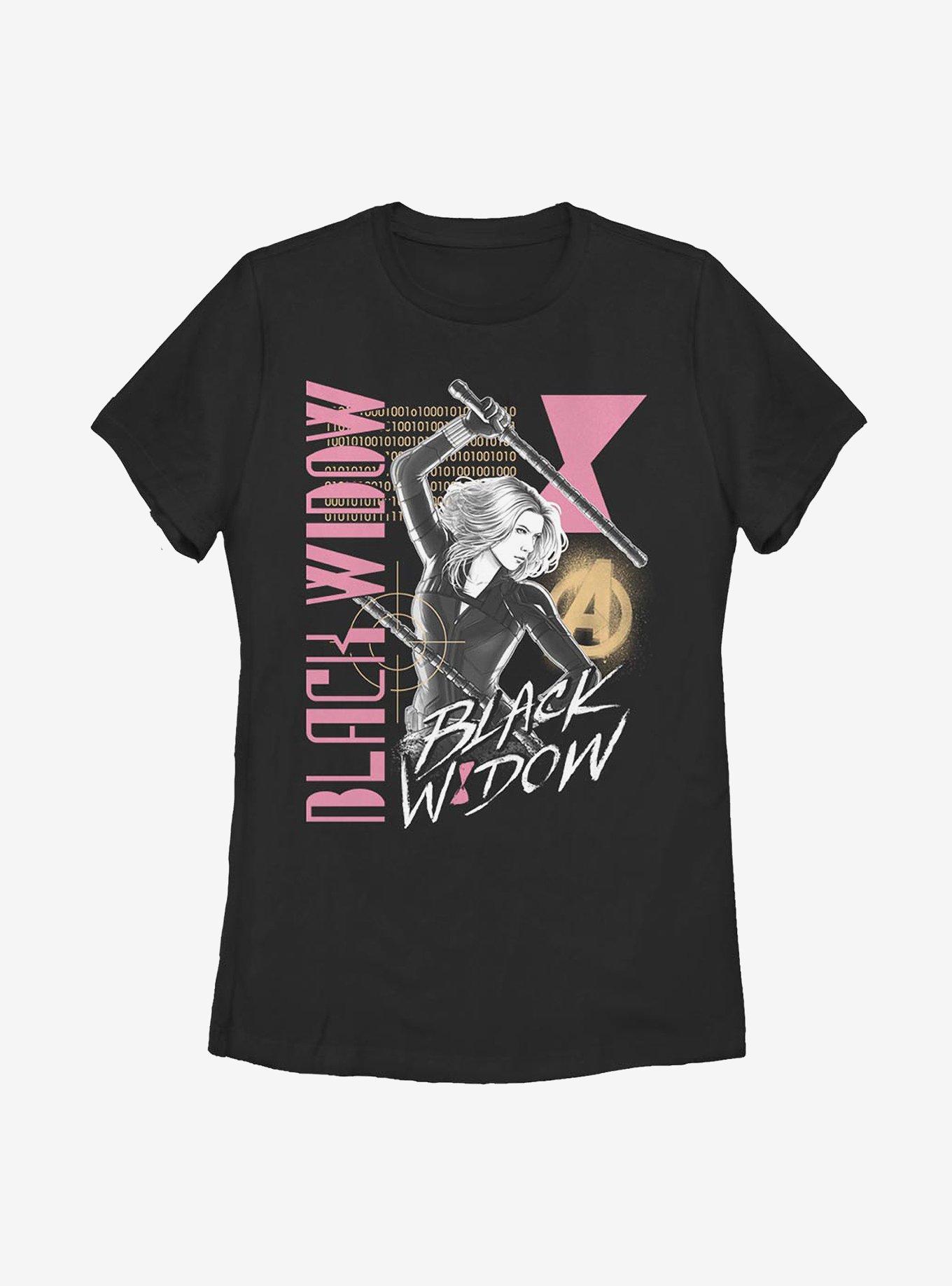 Marvel Black Widow Retro Womens T-Shirt, , hi-res