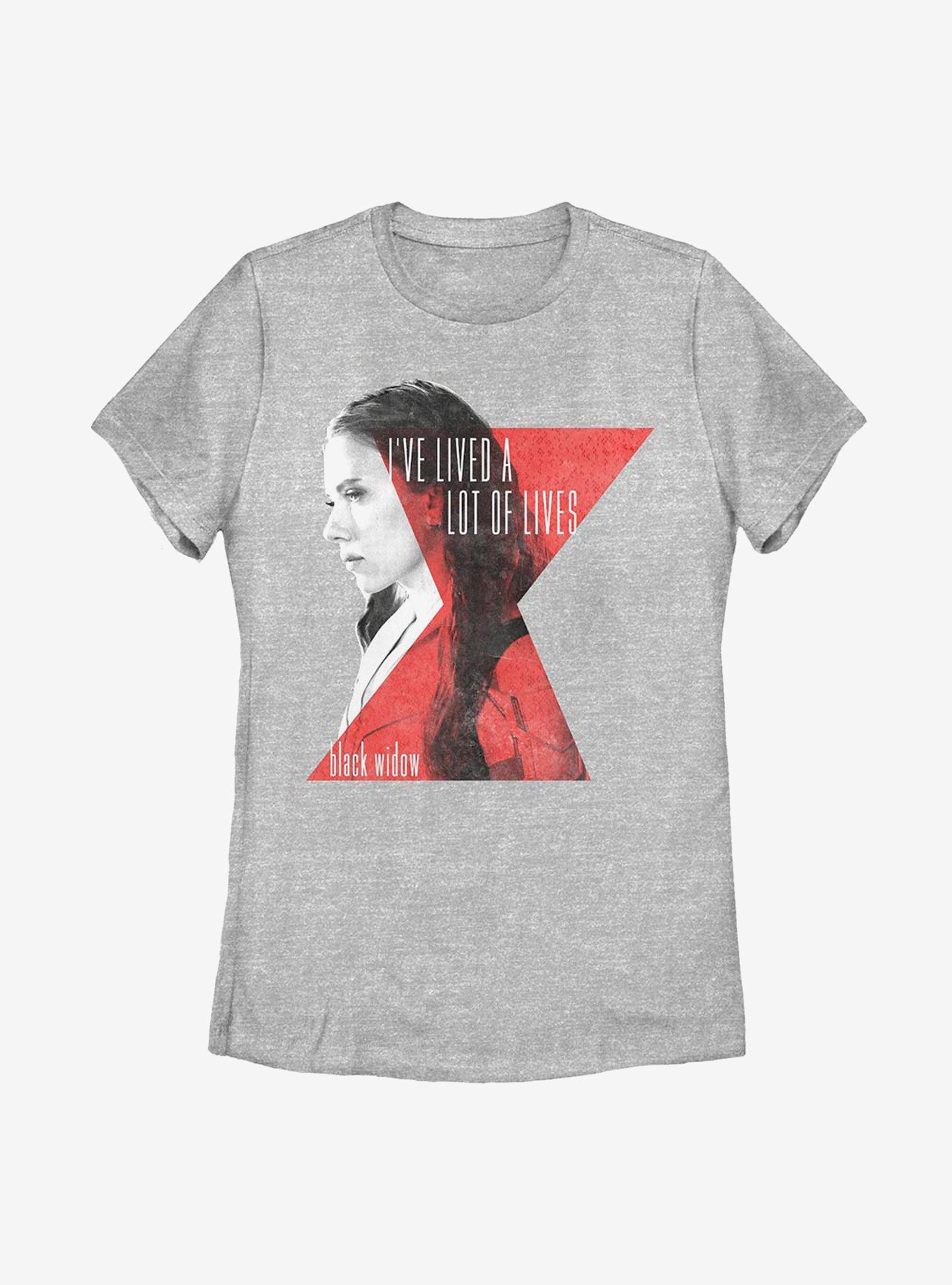 Marvel Black Widow Lives Of Widow Womens T-Shirt, , hi-res