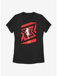 Marvel Black Widow Silhouette Run Womens T-Shirt, BLACK, hi-res