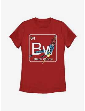 Marvel Black Widow Periodic Element Womens T-Shirt, , hi-res
