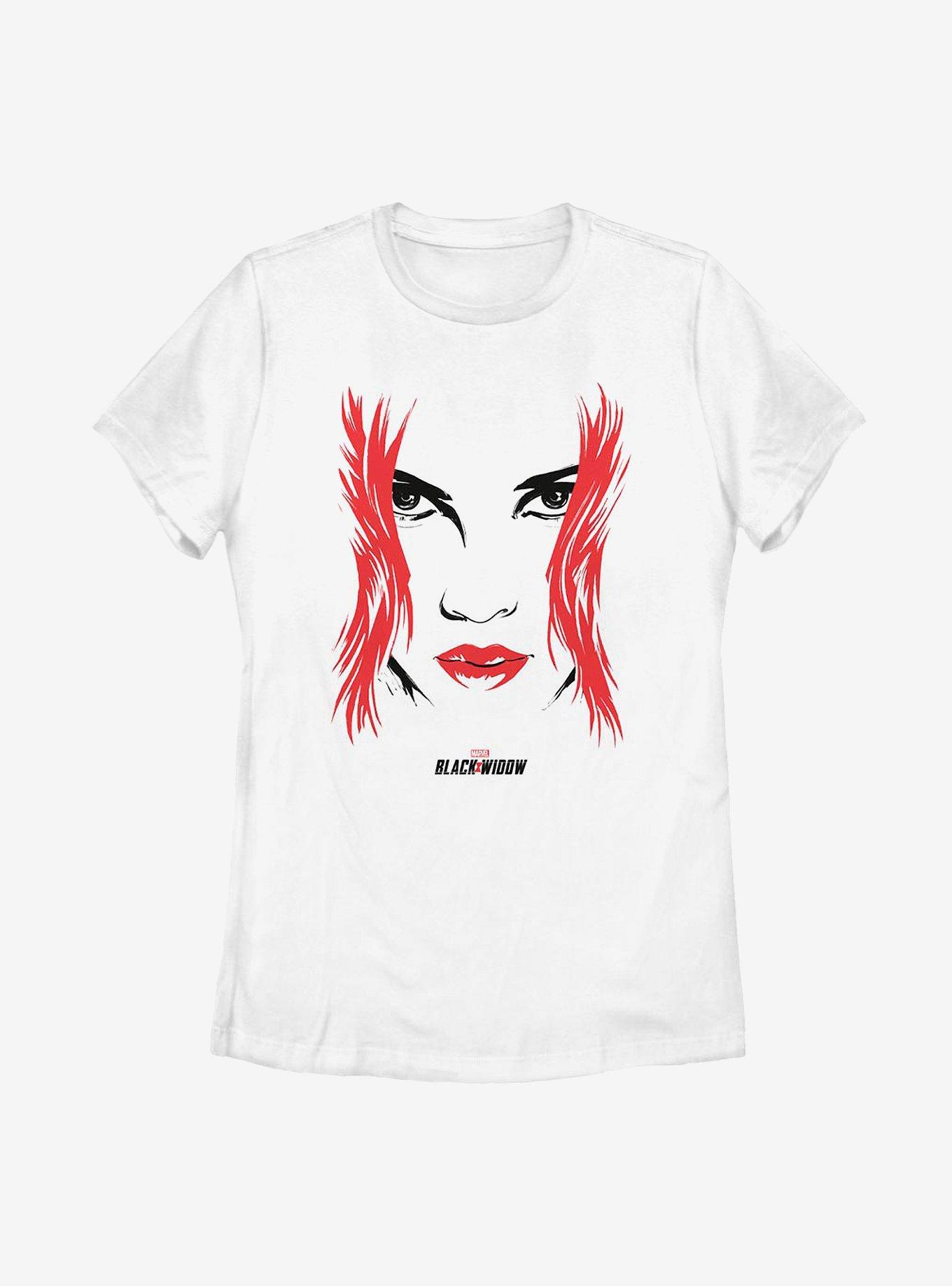 Marvel Black Widow Face Womens T-Shirt, , hi-res