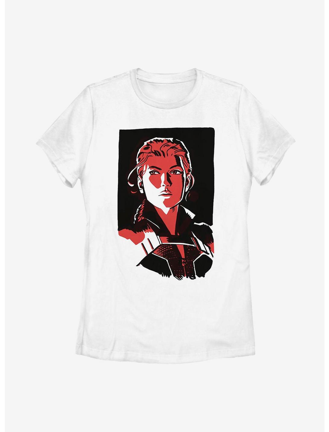 Marvel Black Widow Portrait Womens T-Shirt, WHITE, hi-res