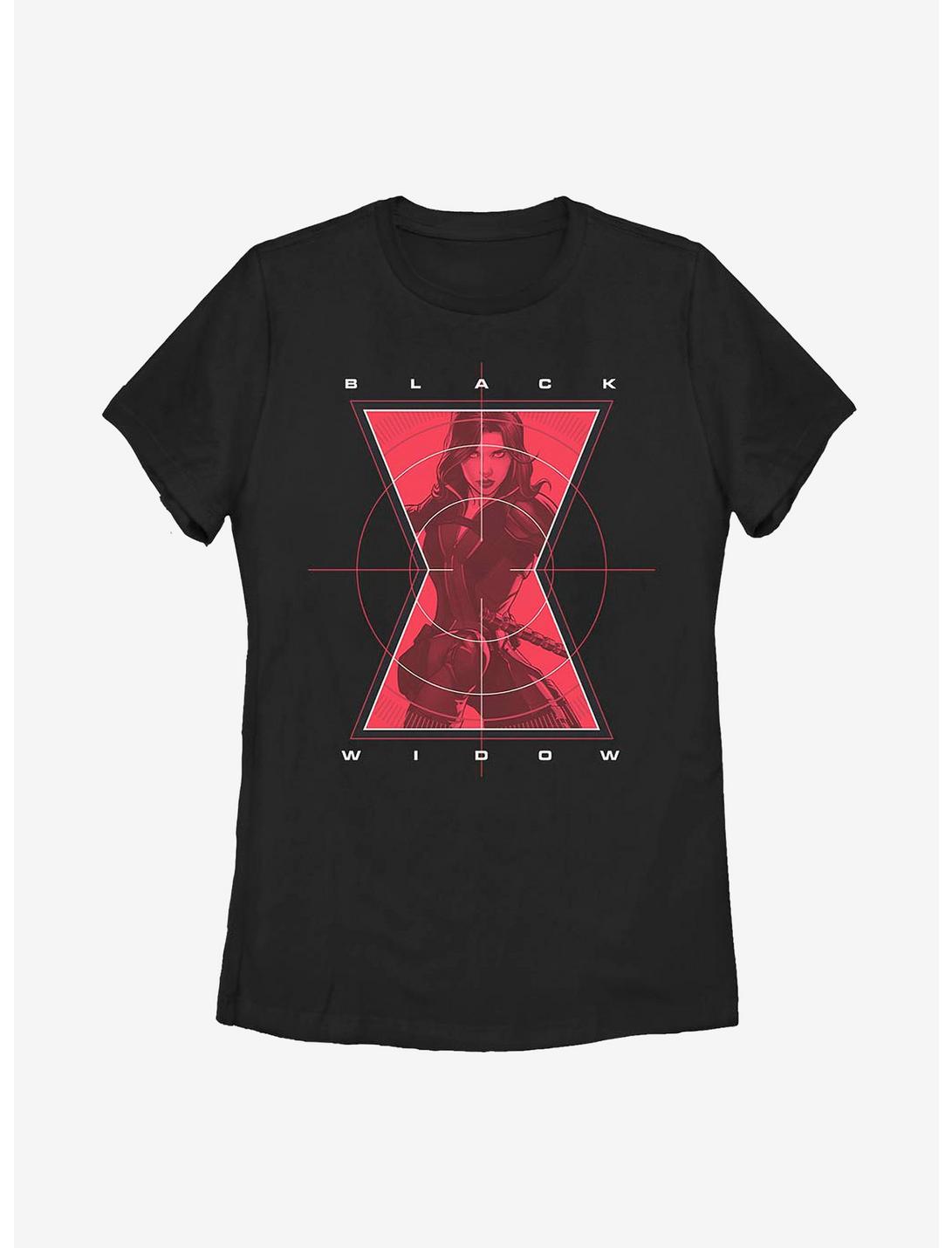 Marvel Black Widow Target Womens T-Shirt, BLACK, hi-res