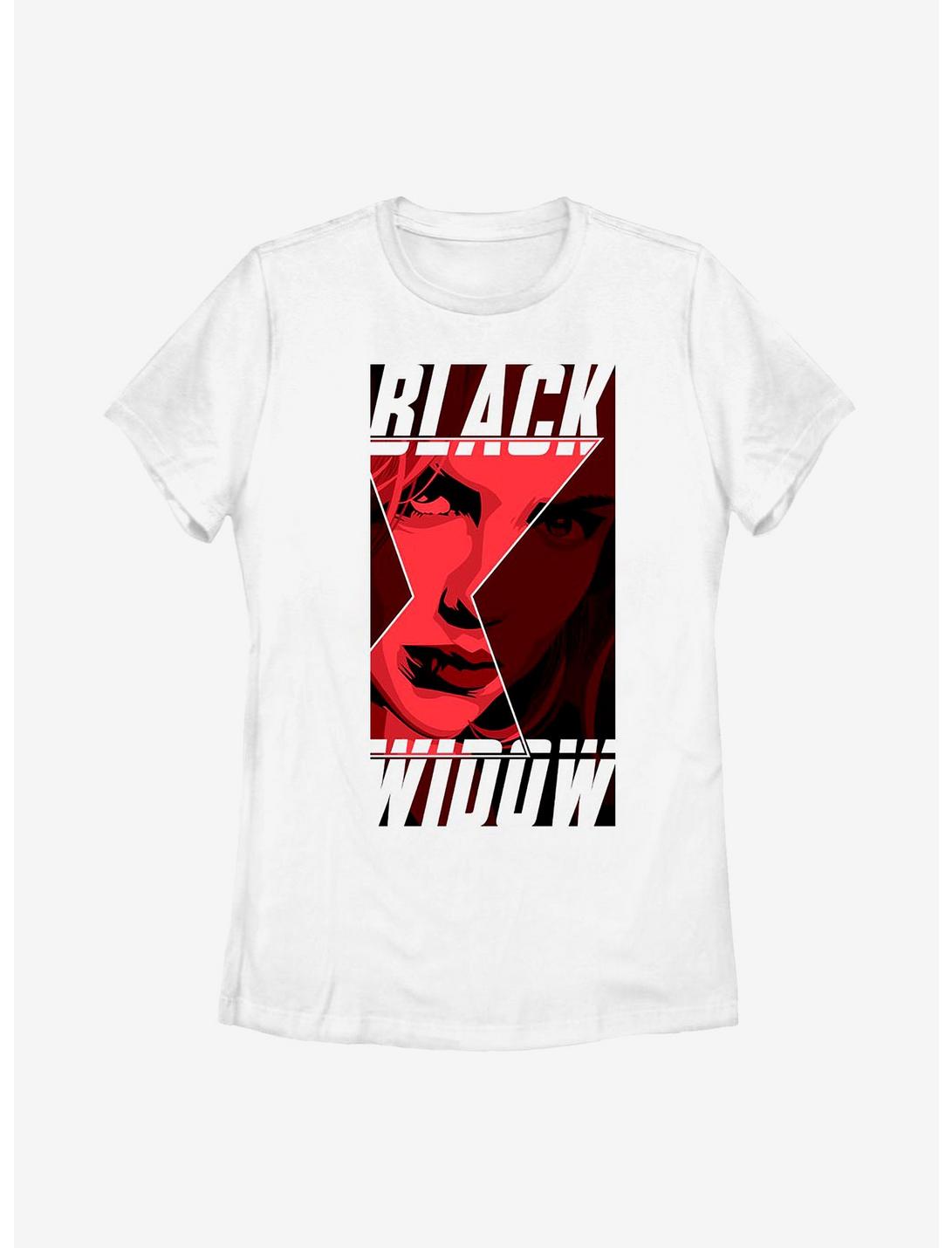 Marvel Black Widow Contrast Womens T-Shirt, WHITE, hi-res