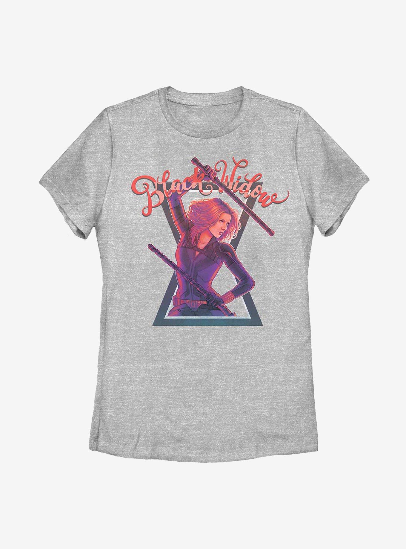 Marvel Black Widow Stance Womens T-Shirt