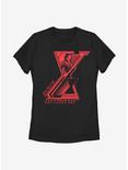 Marvel Black Widow Symbol Womens T-Shirt, BLACK, hi-res