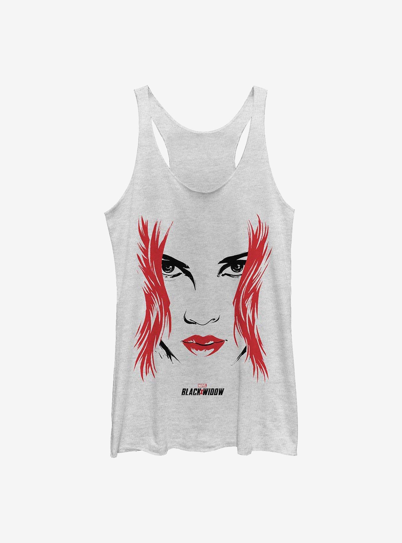 Marvel Black Widow Face Womens Tank Top, , hi-res