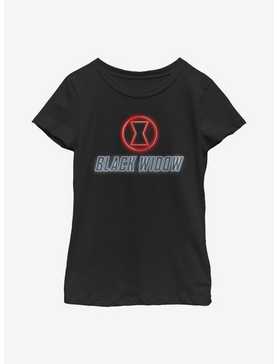 Marvel Black Widow Neon Icon Youth Girls T-Shirt, , hi-res