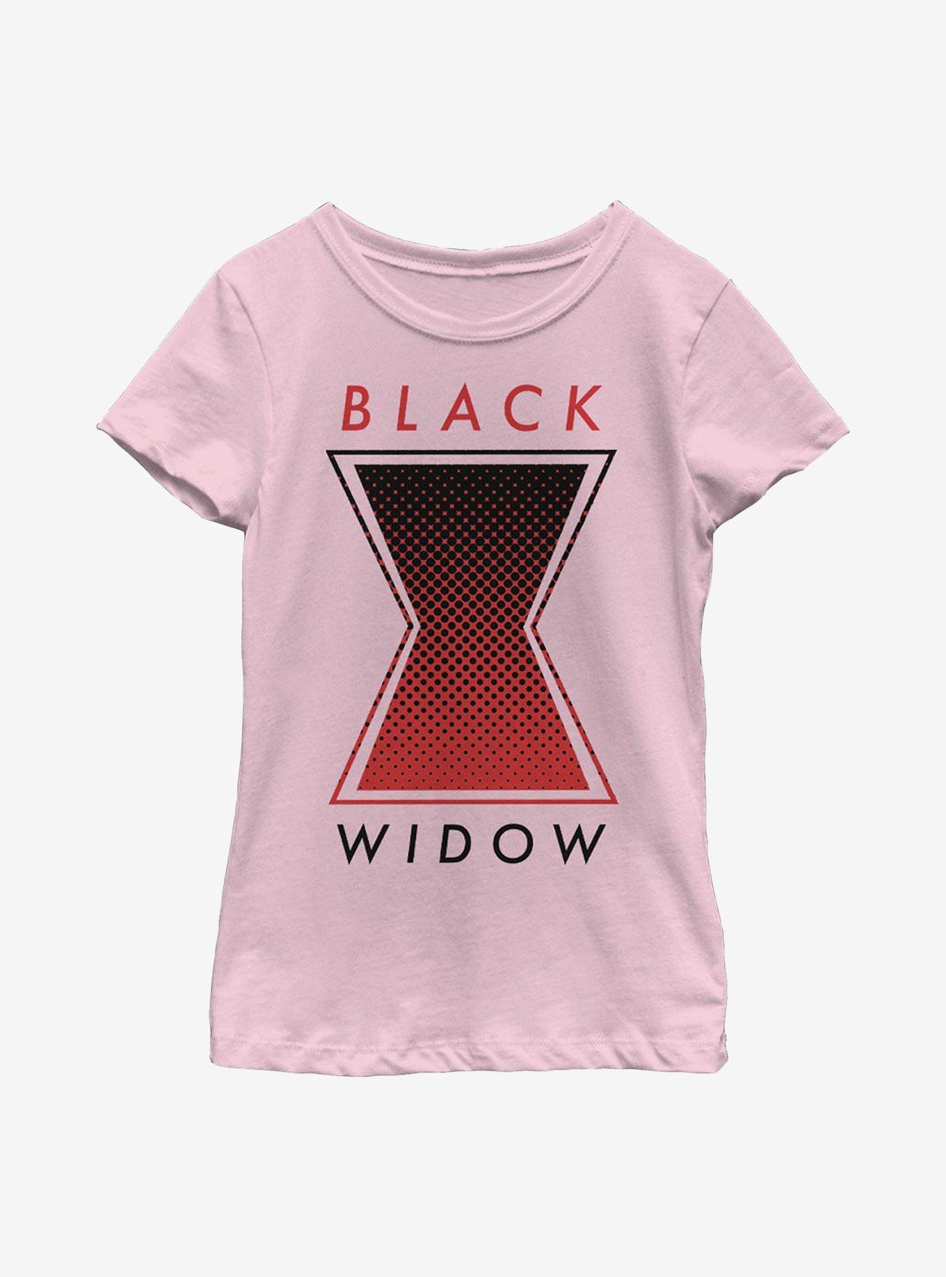 Marvel Black Widow Tonal Symbol Youth Girls T-Shirt, , hi-res
