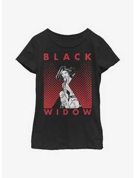 Marvel Black Widow Tonal Icon Youth Girls T-Shirt, , hi-res
