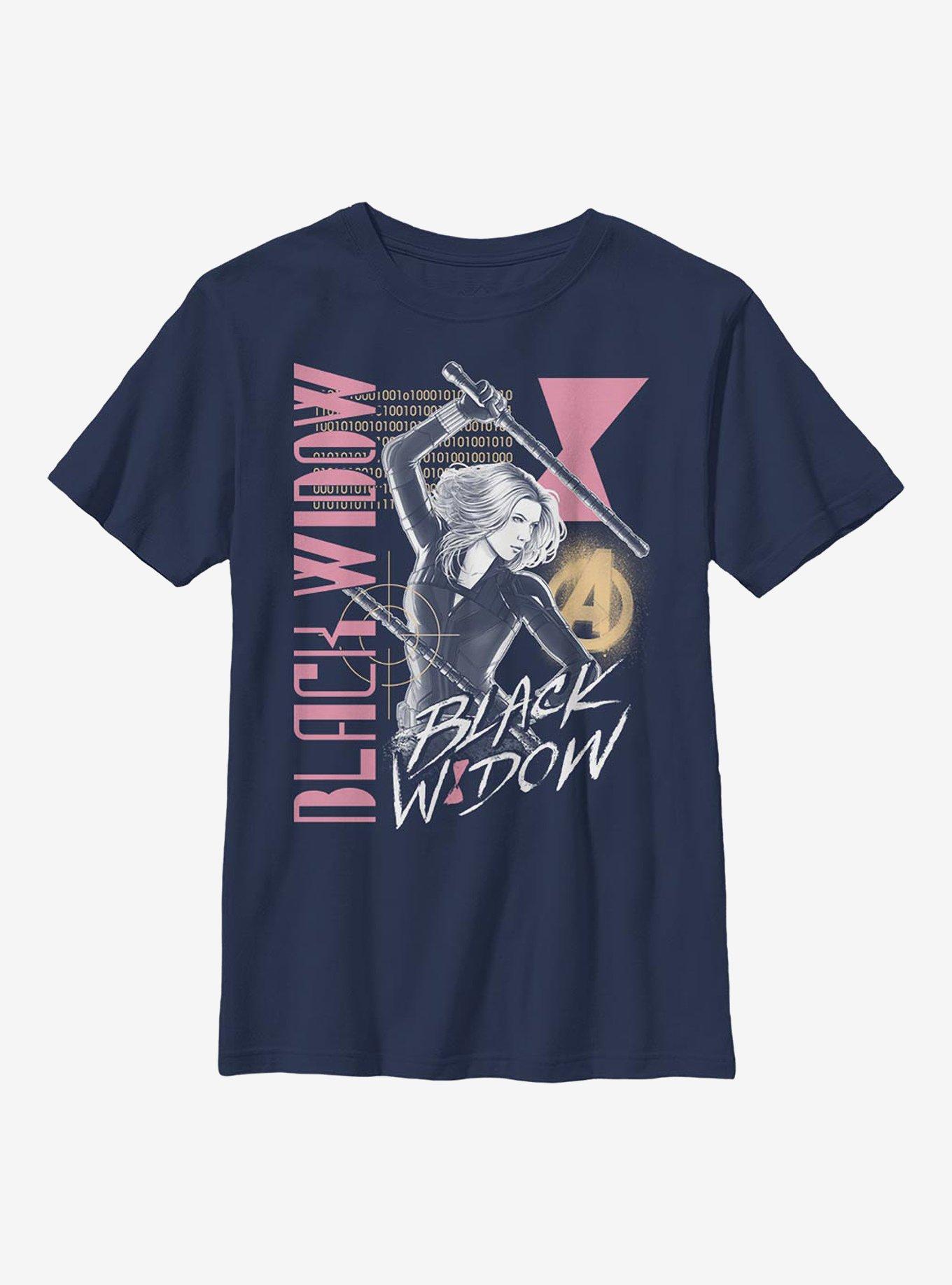 Marvel Black Widow Retro Youth T-Shirt, , hi-res