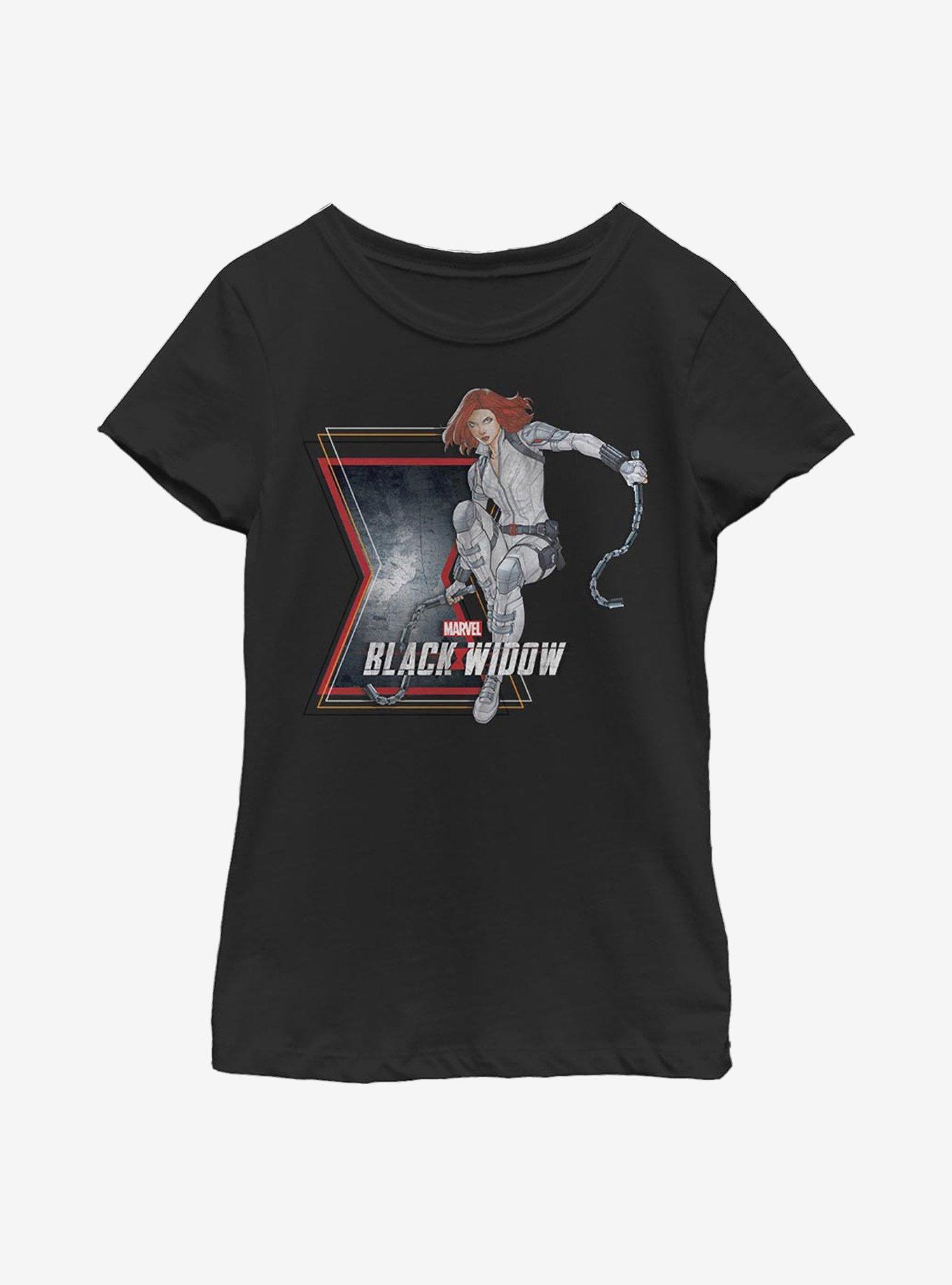 Marvel Black Widow Comic Icon Youth Girls T-Shirt, , hi-res