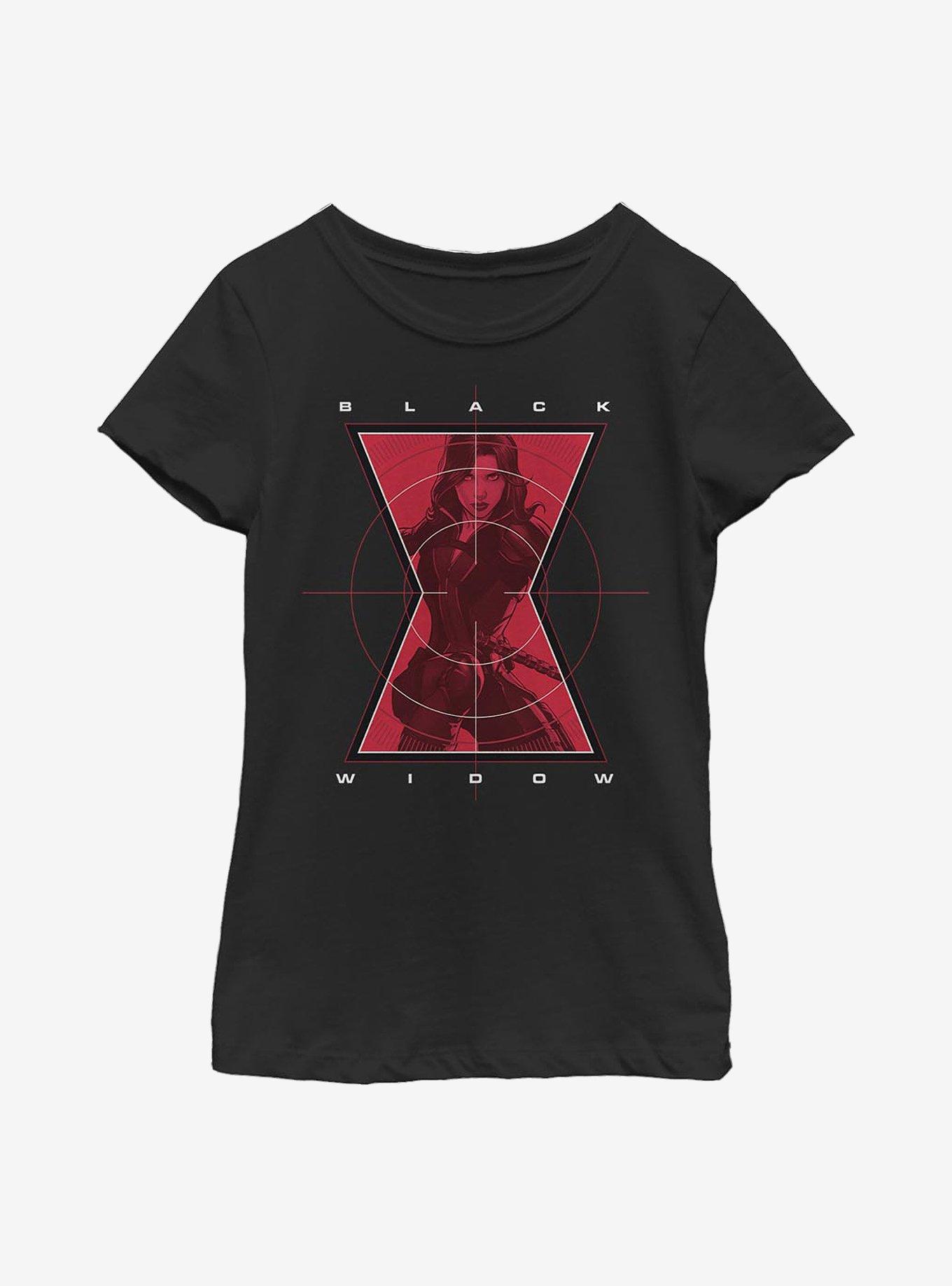 Marvel Black Widow Target Youth Girls T-Shirt, , hi-res