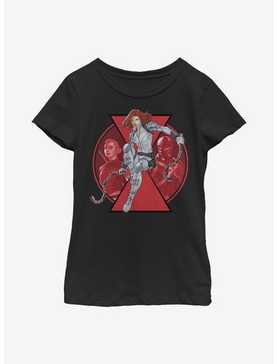 Marvel Black Widow Team Youth Girls T-Shirt, , hi-res