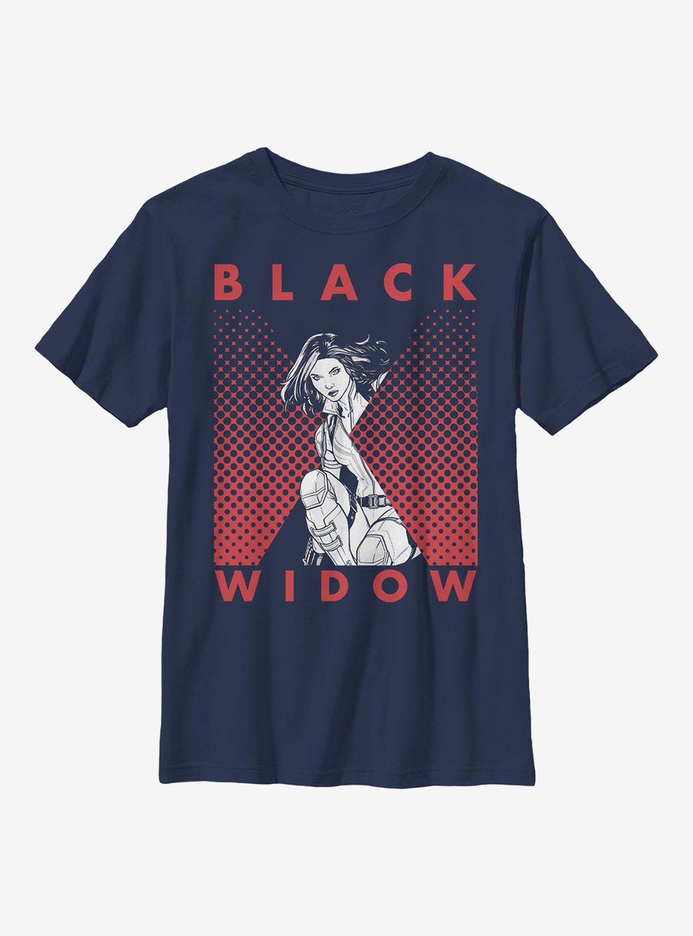 Marvel Black Widow Tonal Icon Youth T-Shirt, , hi-res