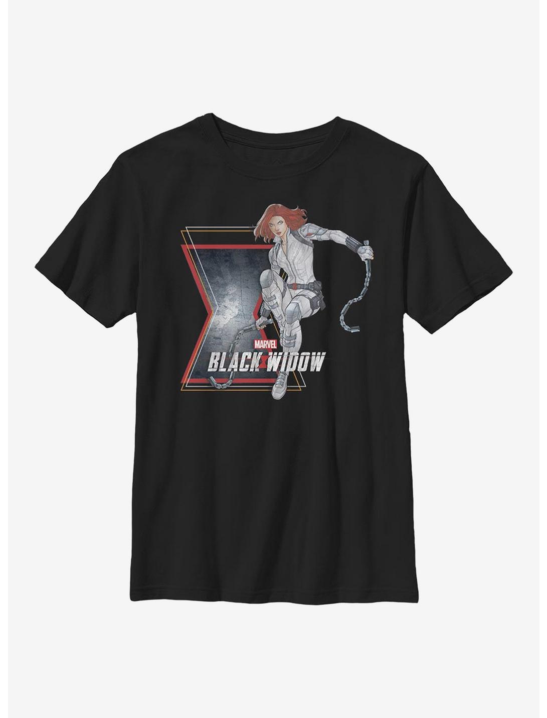 Marvel Black Widow Comic Icon Youth T-Shirt, BLACK, hi-res
