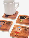 Avatar: The Last Airbender Chibi Bamboo Coaster Set - BoxLunch Exclusive, , hi-res