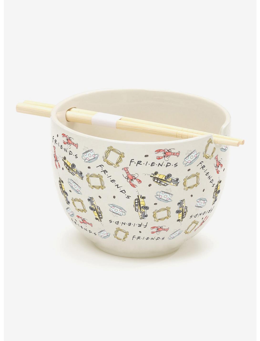 Friends Icons Ramen Bowl with Chopsticks, , hi-res