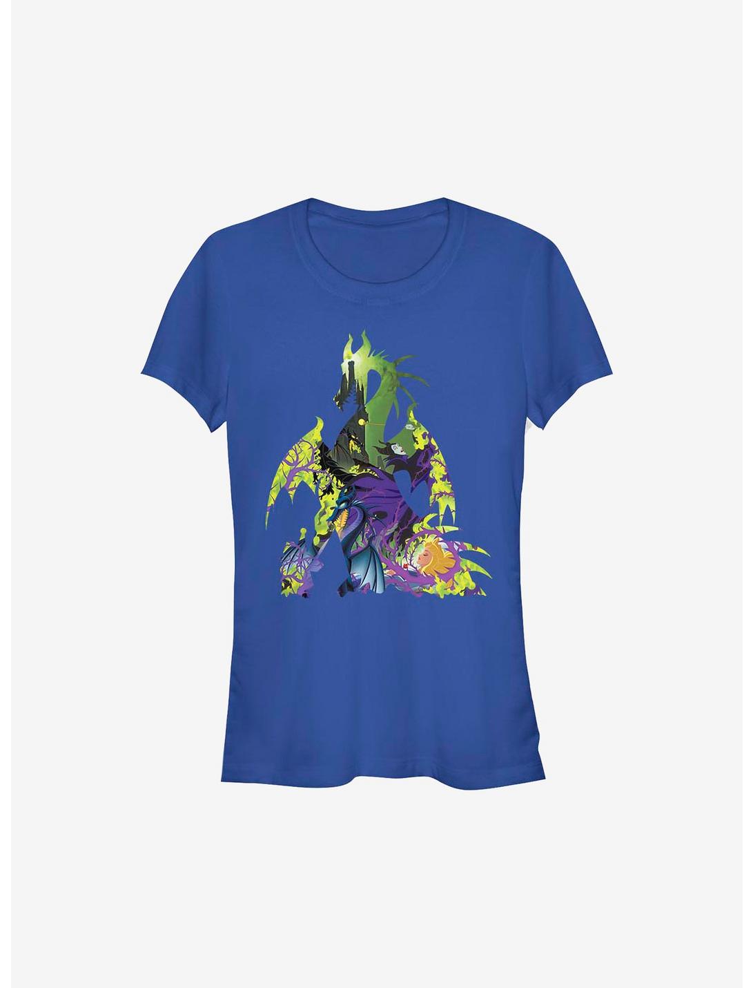 Disney Villains Maleficent Dragon Form Girls T-Shirt, ROYAL, hi-res