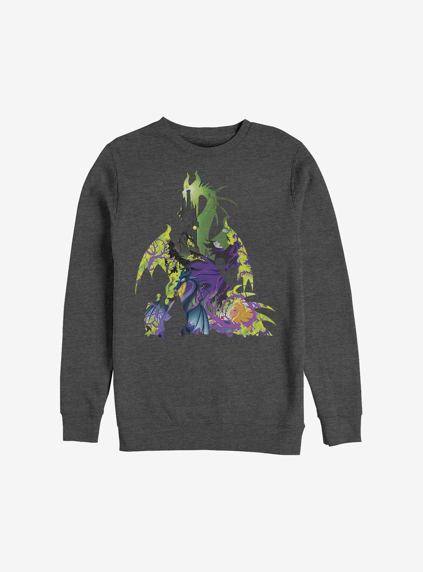 Disney Sleeping Beauty Dragon Form Crew Sweatshirt, , hi-res