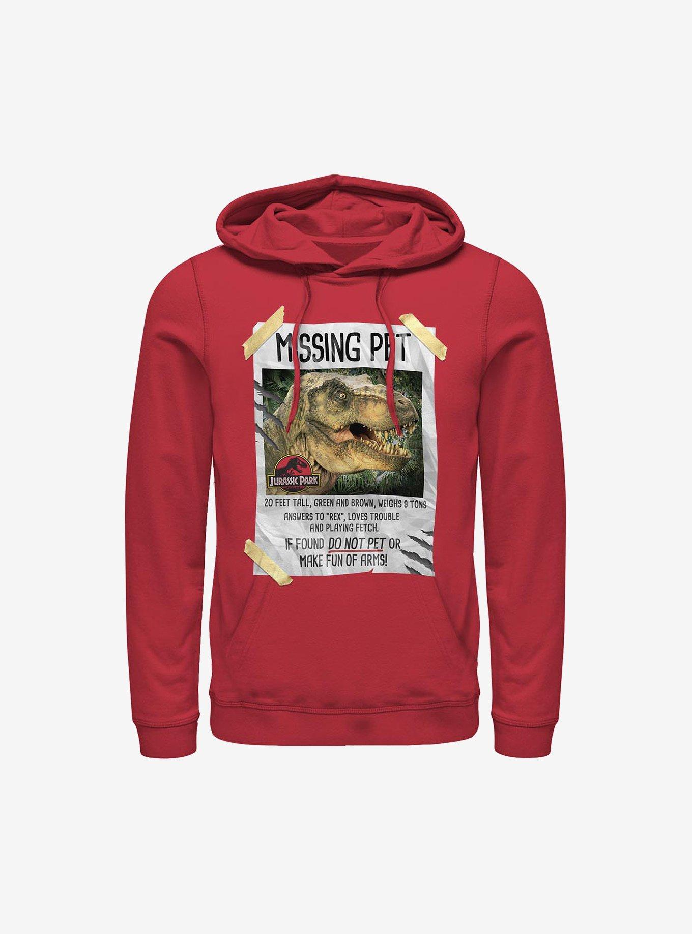 Jurassic Park Missing Pet Hoodie, , hi-res