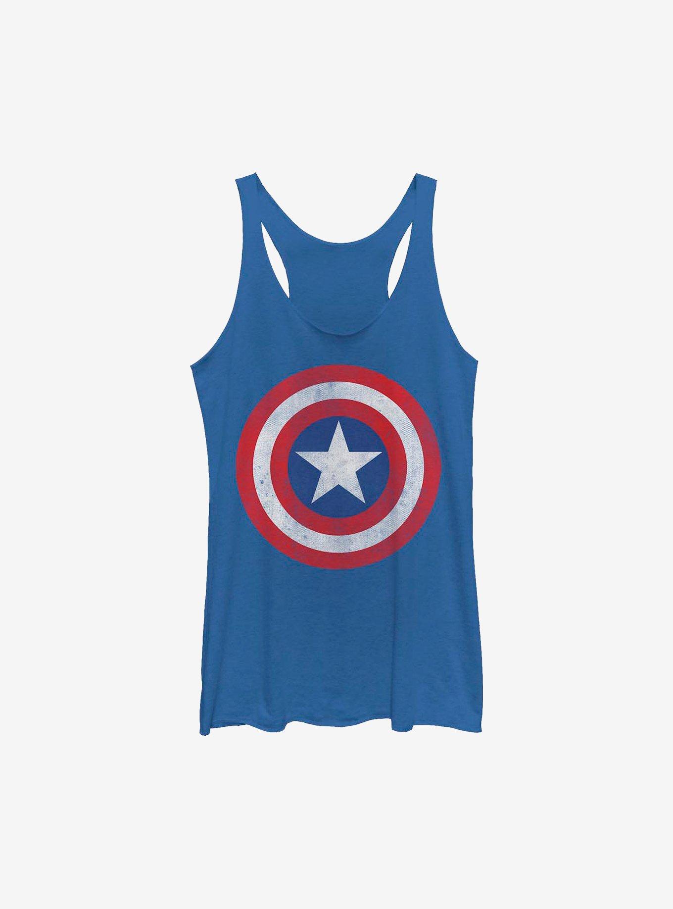 Marvel Captain America Captain Classic Girls Tank, ROY HTR, hi-res